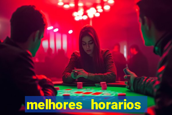 melhores horarios pagantes fortune tiger